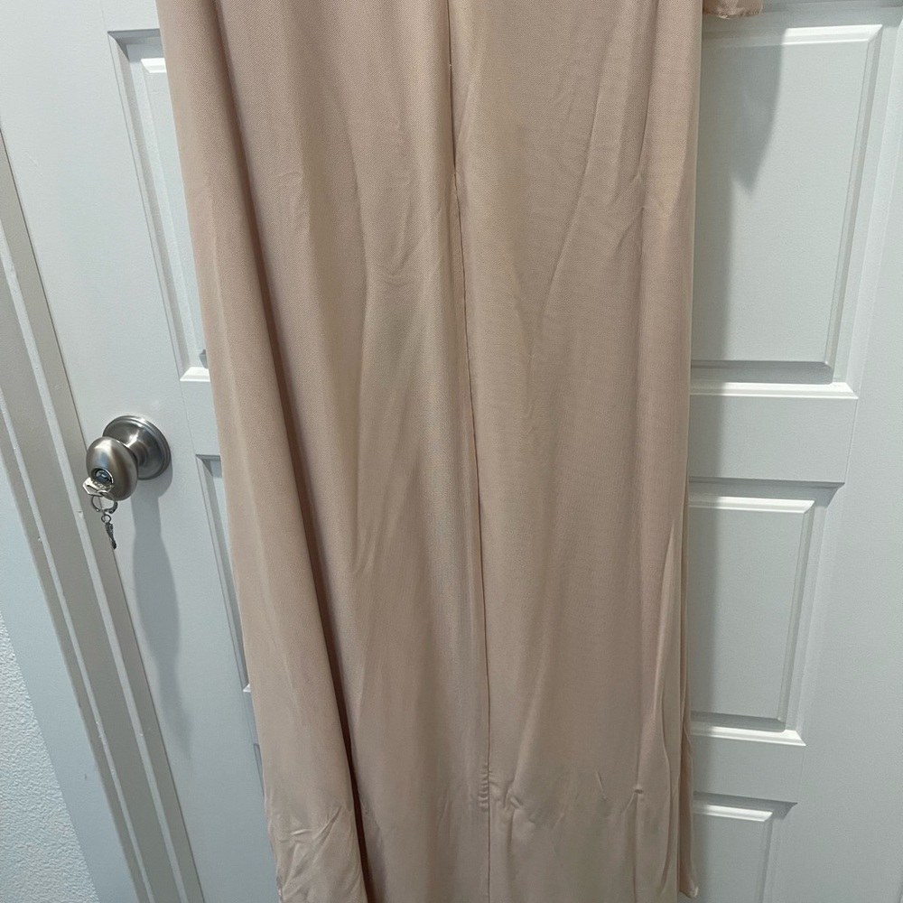Champagne Colord long formal dress